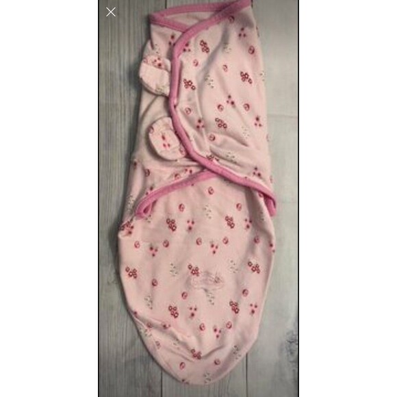 Summer Infant SwaddleMe Swaddle Me Flowers Baby Girl Swaddle, Size Small/Medium - Picture 1 of 6